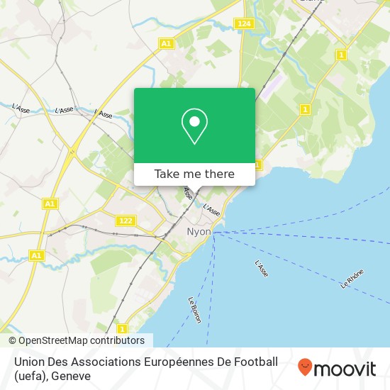 Union Des Associations Européennes De Football (uefa) Karte