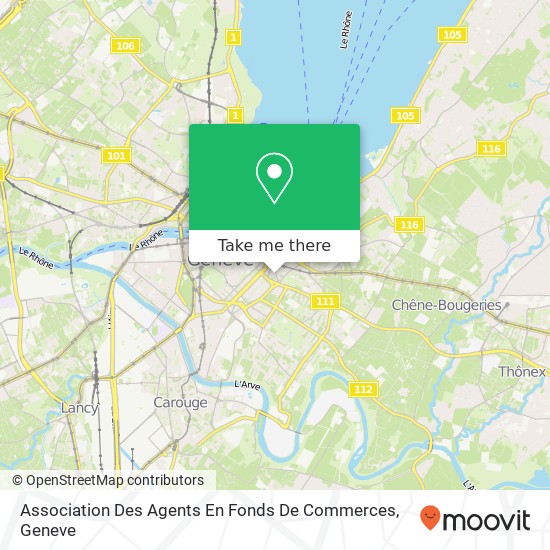 Association Des Agents En Fonds De Commerces map