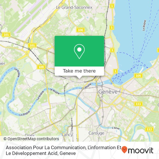 Association Pour La Communication, L'information Et Le Développement Acid map