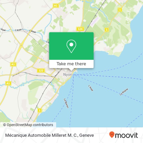 Mécanique Automobile Milleret M. C. map