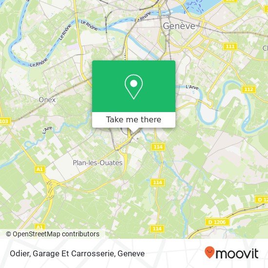 Odier, Garage Et Carrosserie map