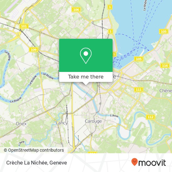 Crèche La Nichée map