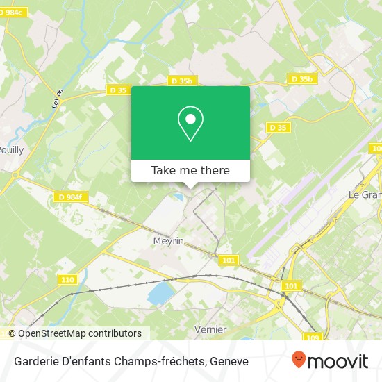 Garderie D'enfants Champs-fréchets map