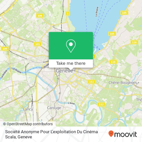 Société Anonyme Pour L'exploitation Du Cinéma Scala map