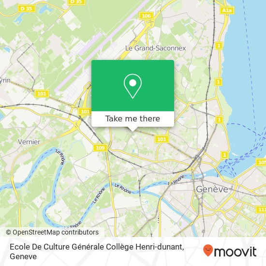 Ecole De Culture Générale Collège Henri-dunant map