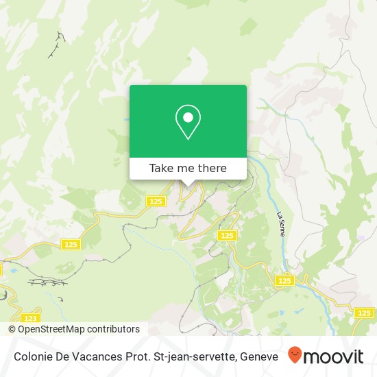 Colonie De Vacances Prot. St-jean-servette map