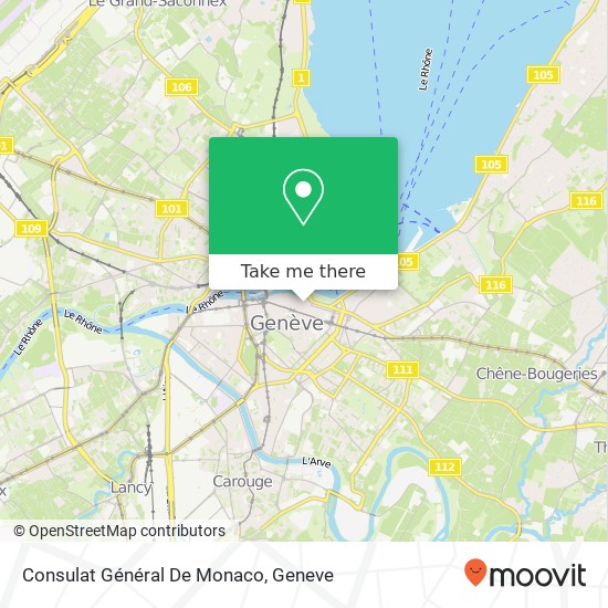 Consulat Général De Monaco map