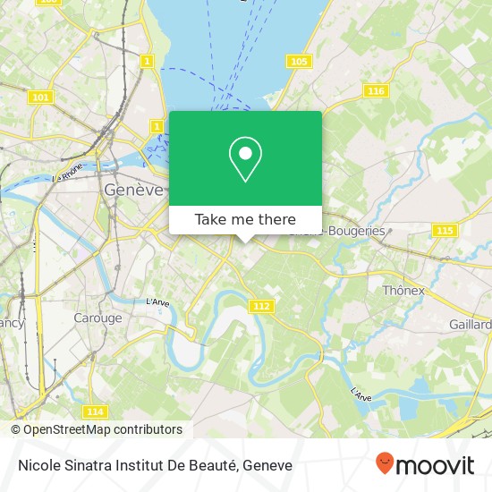 Nicole Sinatra Institut De Beauté map