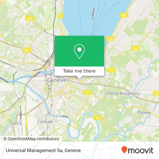 Universal Management Sa map