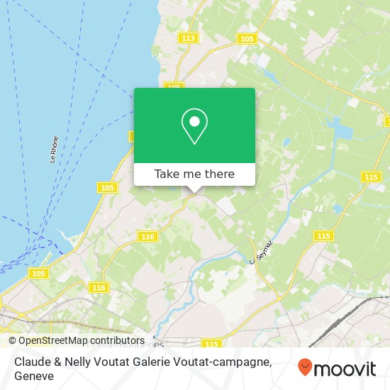 Claude & Nelly Voutat Galerie Voutat-campagne map