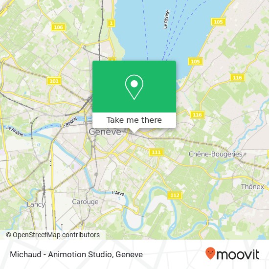 Michaud - Animotion Studio map