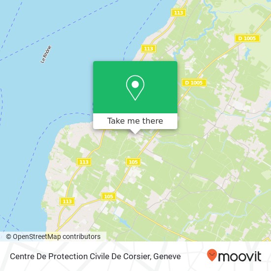 Centre De Protection Civile De Corsier map