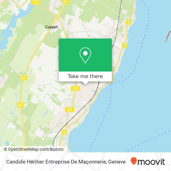 Candide Héritier Entreprise De Maçonnerie Karte