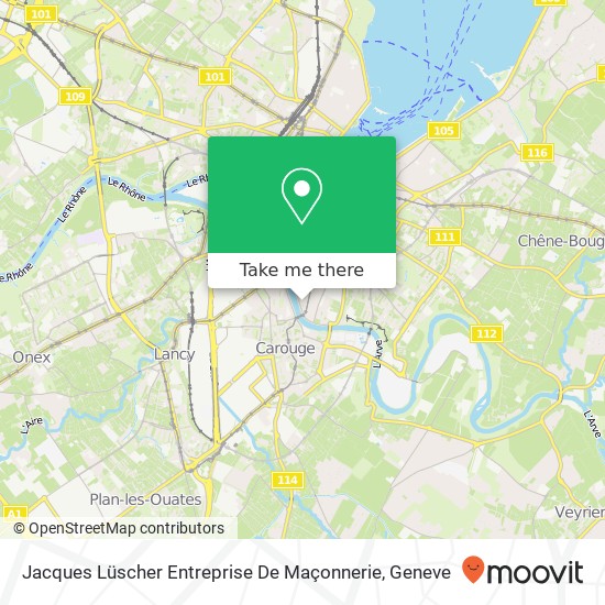 Jacques Lüscher Entreprise De Maçonnerie map