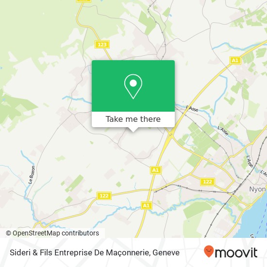 Sideri & Fils Entreprise De Maçonnerie map
