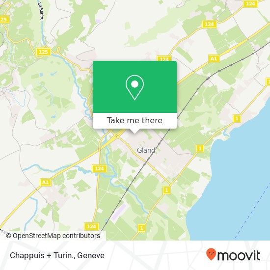 Chappuis + Turin. Karte