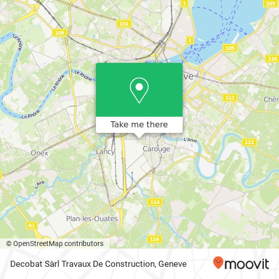 Decobat Sàrl Travaux De Construction map