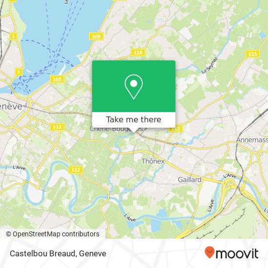 Castelbou Breaud map