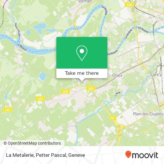 La Metalerie, Petter Pascal map