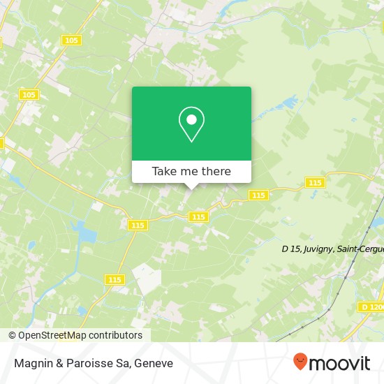 Magnin & Paroisse Sa map