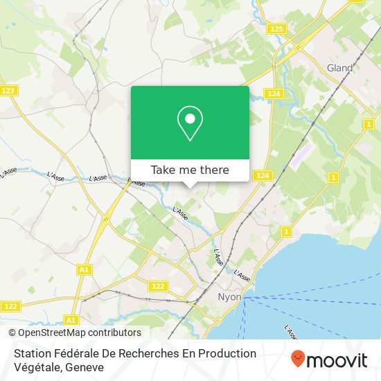 Station Fédérale De Recherches En Production Végétale map