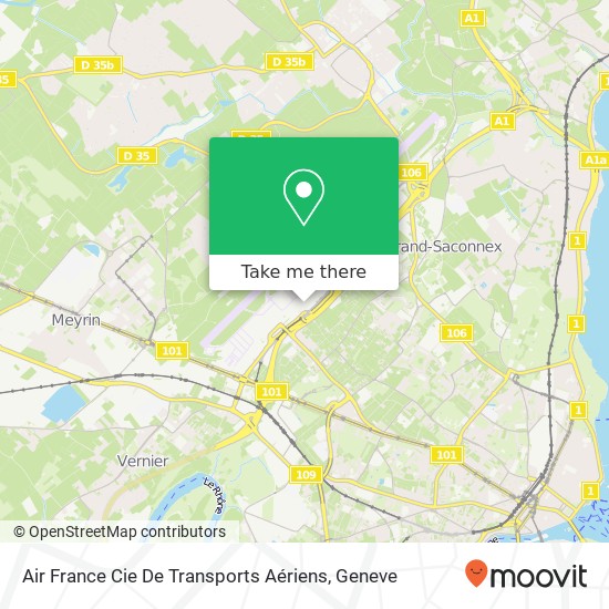 Air France Cie De Transports Aériens map