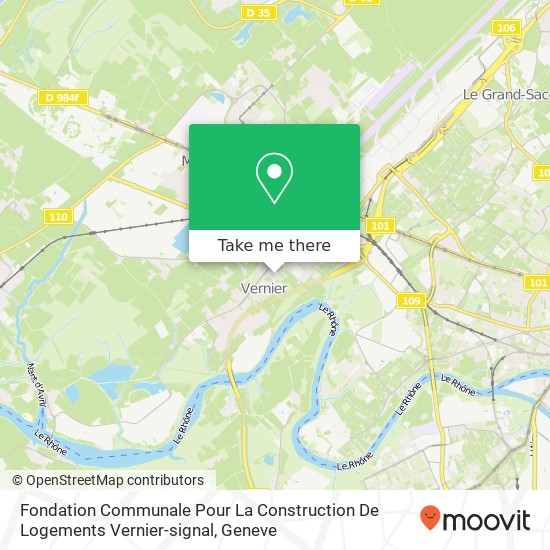 Fondation Communale Pour La Construction De Logements Vernier-signal map