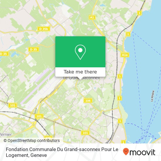 Fondation Communale Du Grand-saconnex Pour Le Logement map