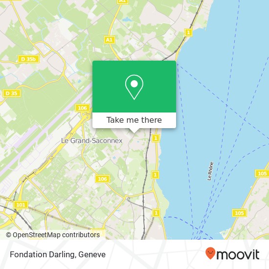 Fondation Darling map