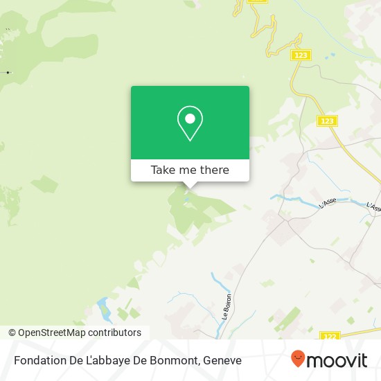 Fondation De L'abbaye De Bonmont map