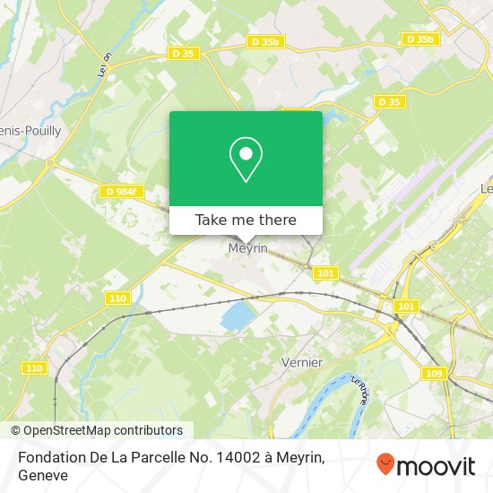 Fondation De La Parcelle No. 14002 à Meyrin map