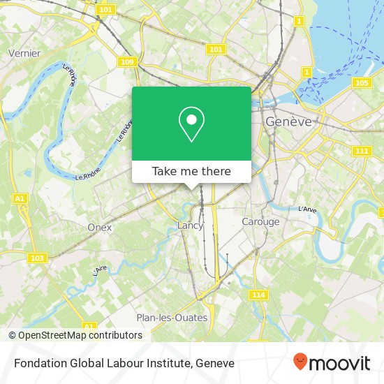 Fondation Global Labour Institute map