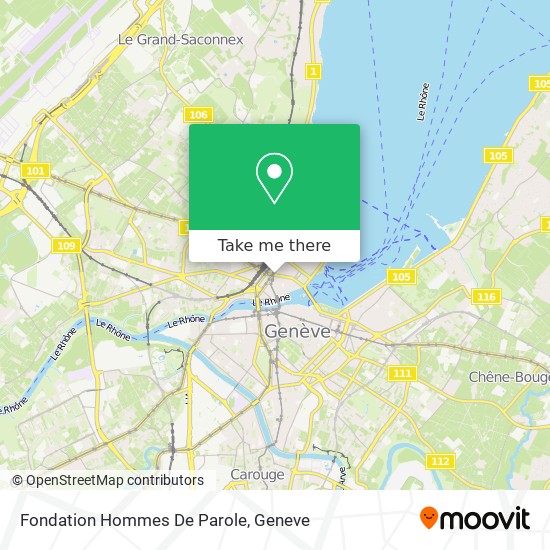 Fondation Hommes De Parole map