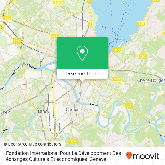 Fondation International Pour Le Développment Des échanges Culturels Et économiques map