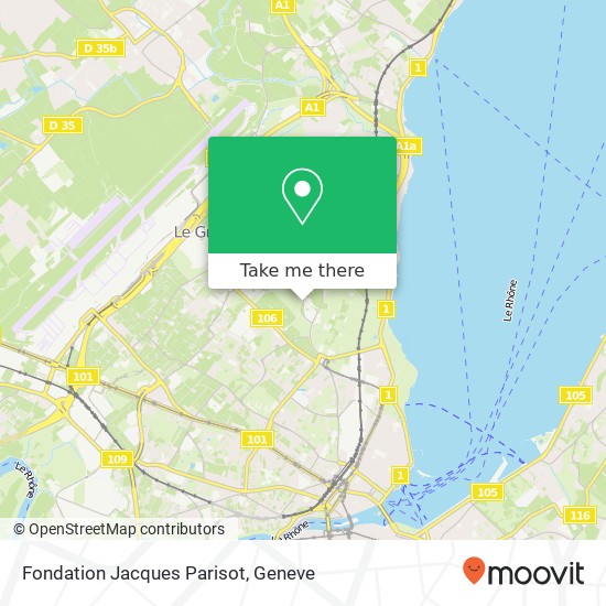 Fondation Jacques Parisot map