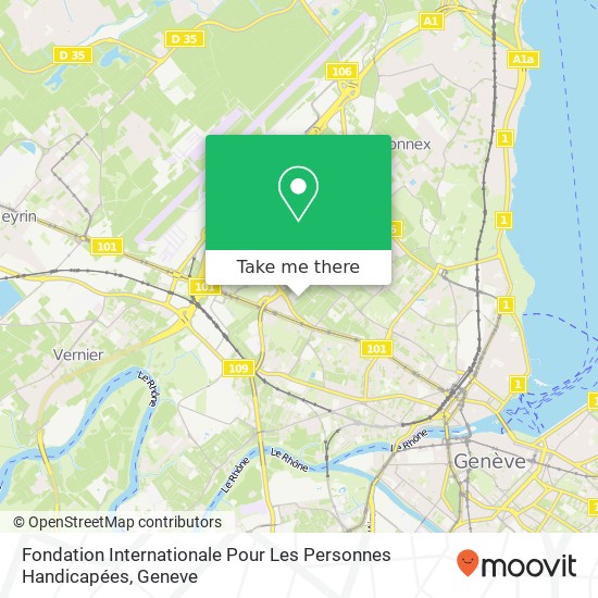 Fondation Internationale Pour Les Personnes Handicapées map