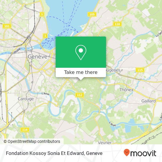 Fondation Kossoy Sonia Et Edward map