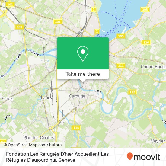 Fondation Les Réfugiés D'hier Accueillent Les Réfugiés D'aujourd'hui map