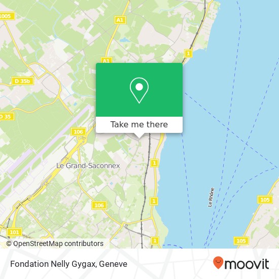 Fondation Nelly Gygax map