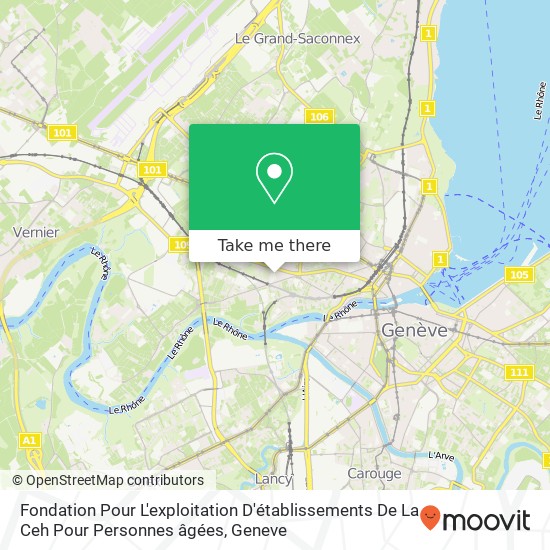 Fondation Pour L'exploitation D'établissements De La Ceh Pour Personnes âgées map