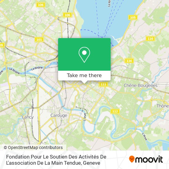 Fondation Pour Le Soutien Des Activités De L'association De La Main Tendue map
