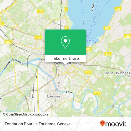 Fondation Pour Le Tourisme map