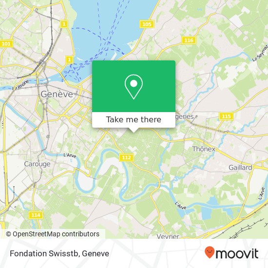 Fondation Swisstb map