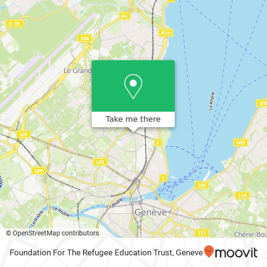 Foundation For The Refugee Education Trust map
