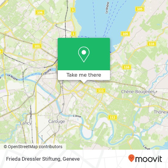 Frieda Dressler Stiftung map