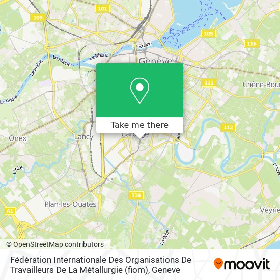 Fédération Internationale Des Organisations De Travailleurs De La Métallurgie (fiom) map