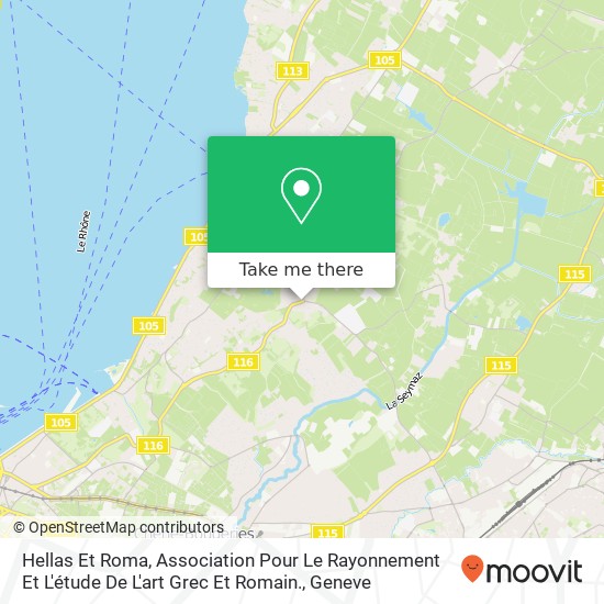 Hellas Et Roma, Association Pour Le Rayonnement Et L'étude De L'art Grec Et Romain. map