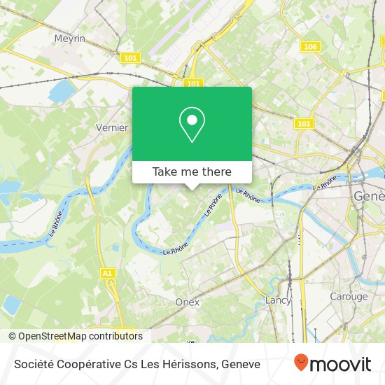 Société Coopérative Cs Les Hérissons map