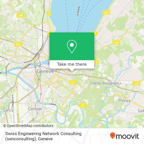 Swiss Engineering Network Consulting (senconsulting) Karte