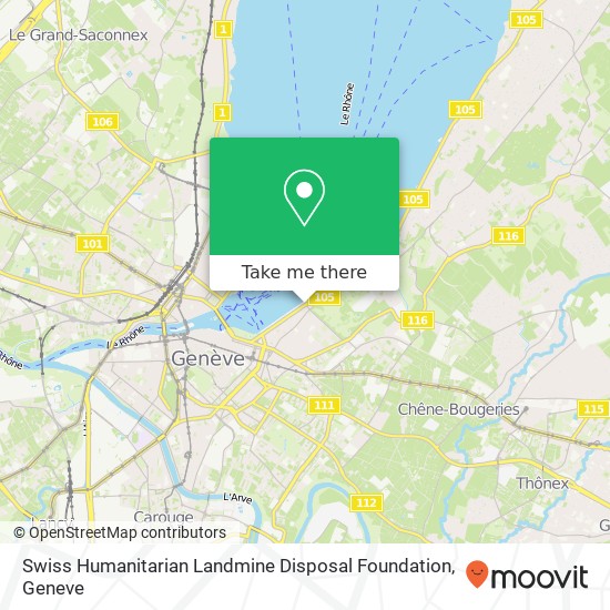 Swiss Humanitarian Landmine Disposal Foundation Karte